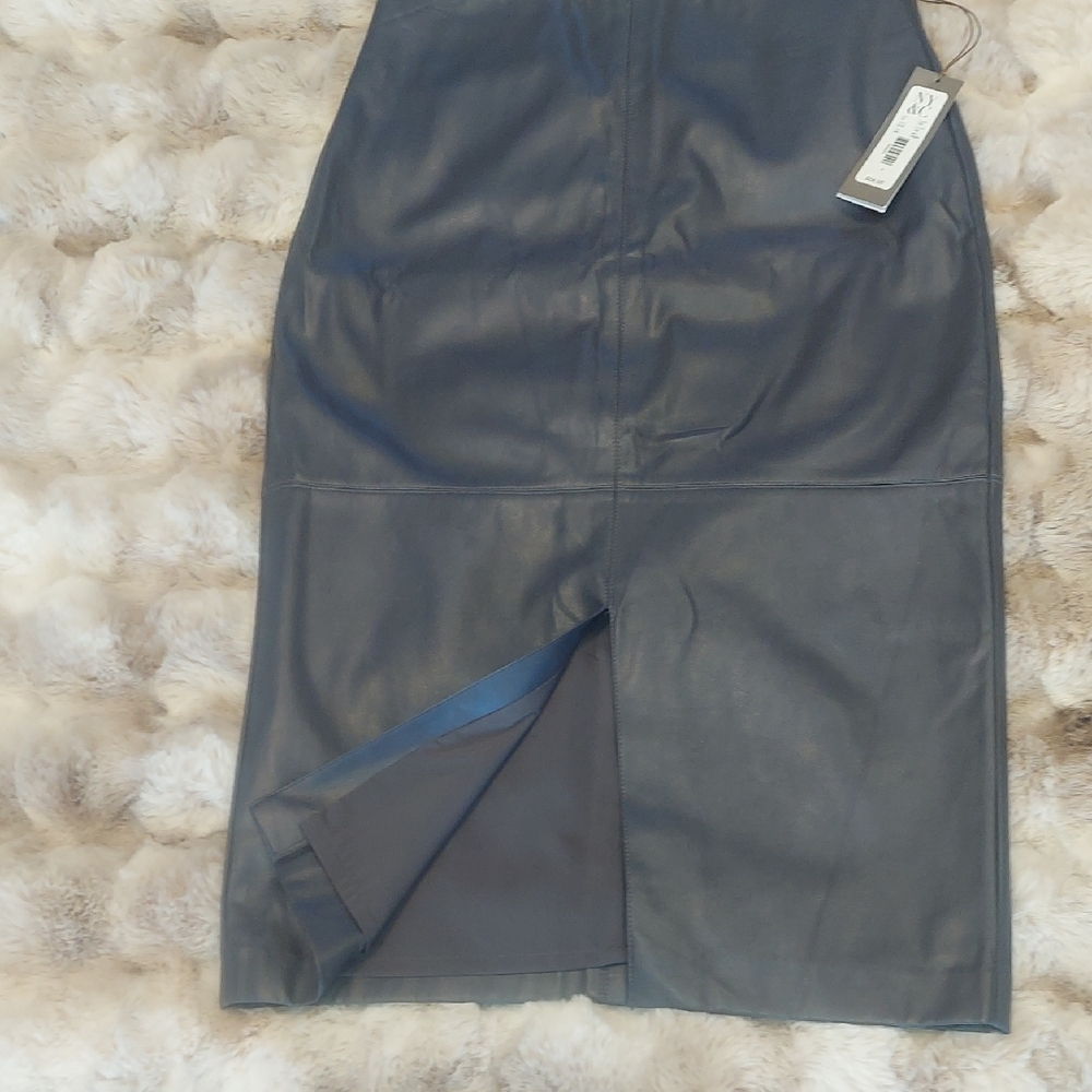 Black Leather Skirt